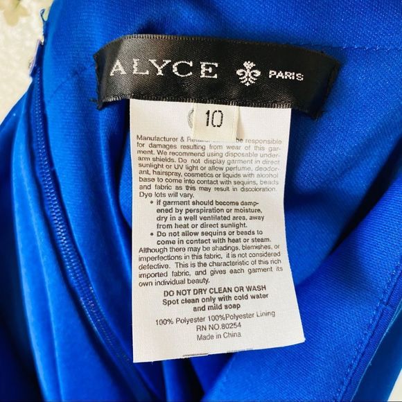 5 for $30 Alyce Paris Blue Skirt Women’s Size 10 Excellent - Picture 4 of 4